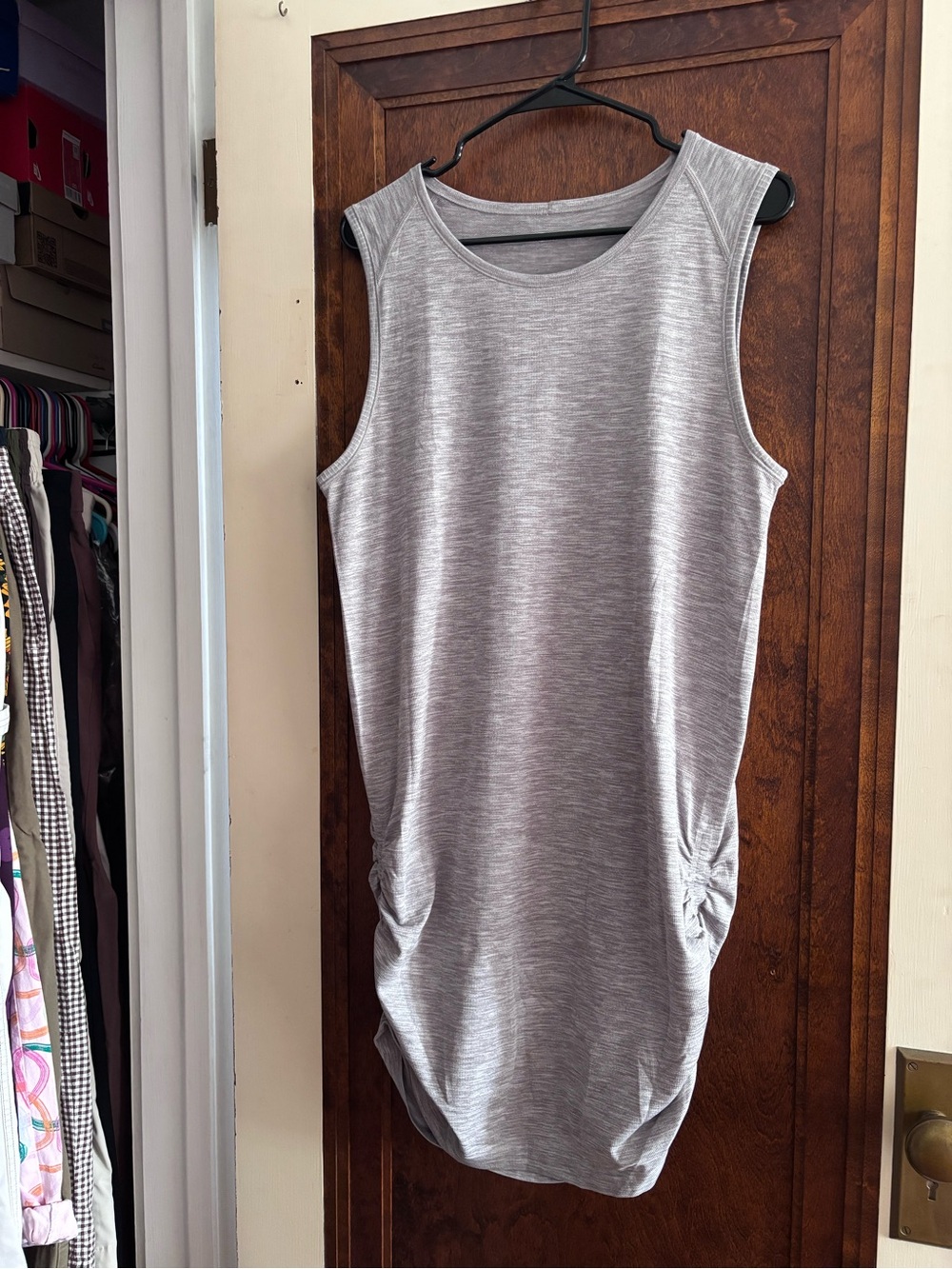 Lululemon Sleeveless Ruched Side Tank Dress
